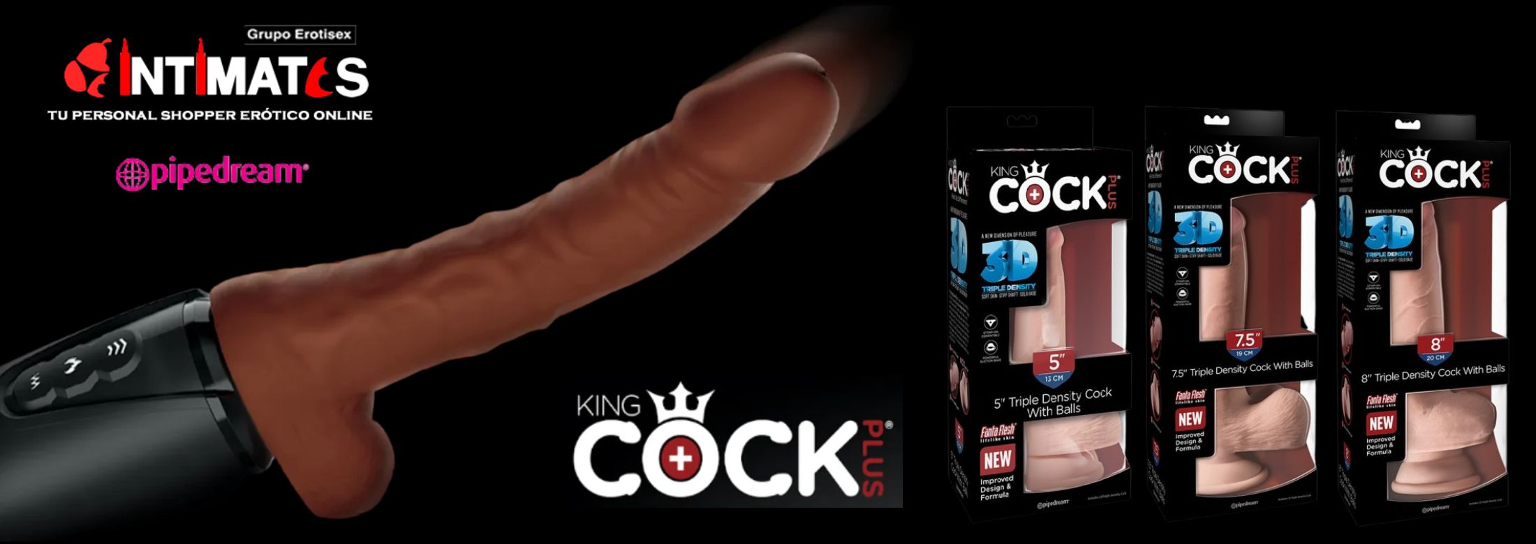 King Cock son consoladores que parecen reales, y que puedes adquirir en intimates.es "Tu Personal Shopper Erótico Online" 